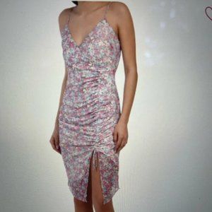 BCBGENERATION Ruched V-neck Dress With Slit - Brand New with Tags - Size 16